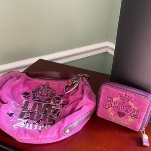 Juicy Couture handbag and wallet
